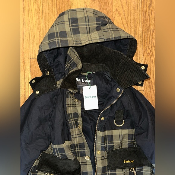 Barbour Elaine Showerproof Jacket Women’s Size 4 UK 8 Brand New - Picture 5 of 10